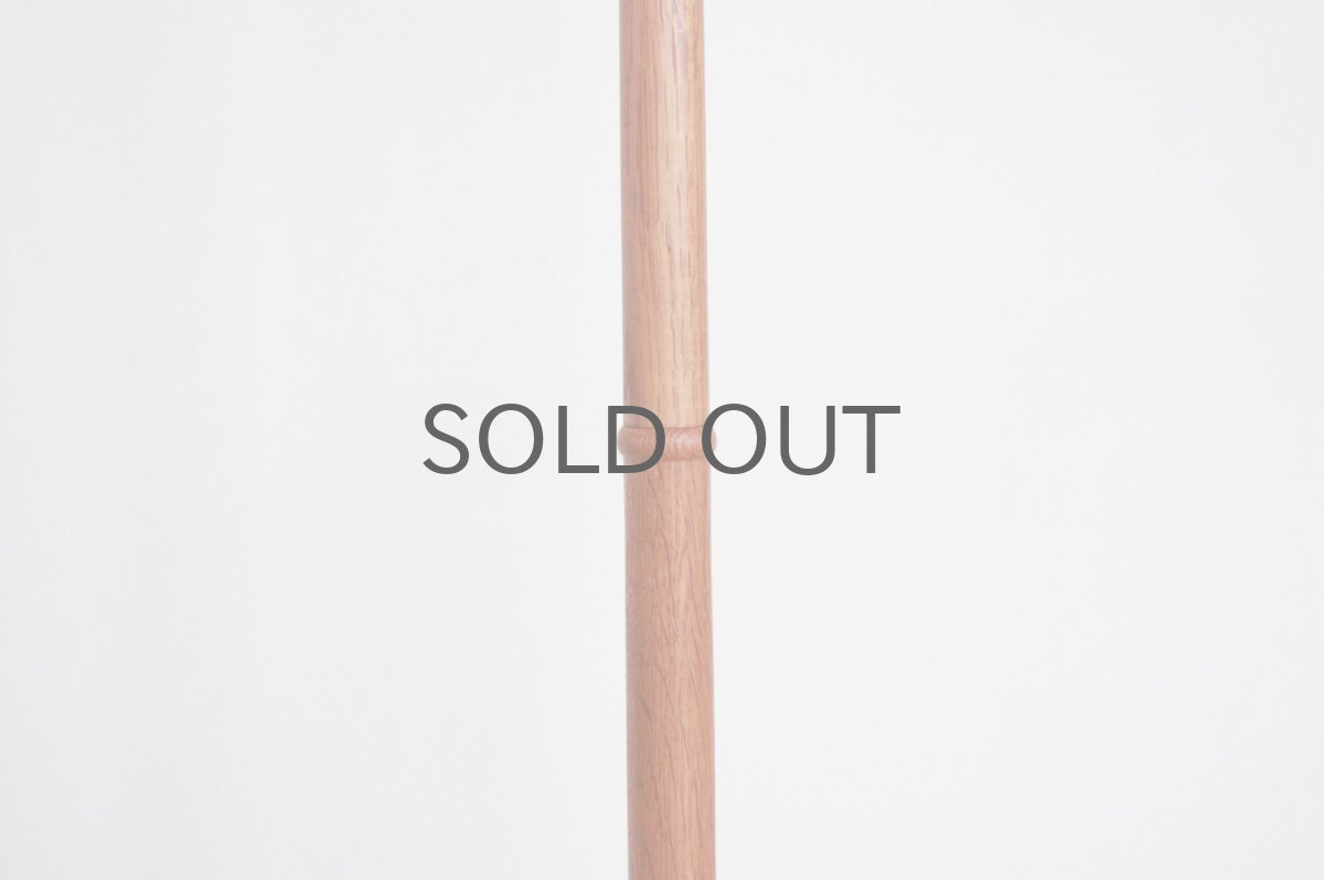 画像5: ビンテージ北欧照明/デンマーク製/フロアスタンドライト/オーク/ジャバラシェード (5)