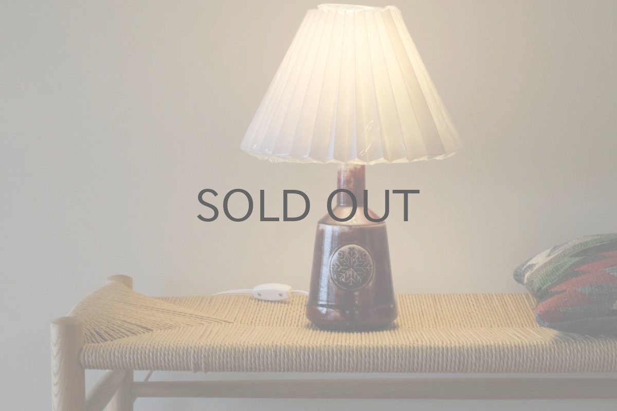 画像3: 【価格見直し】ビンテージ北欧照明/デンマーク/Desiree Stentoj /デジレーステントイ/テーブルライト/陶製 (3)