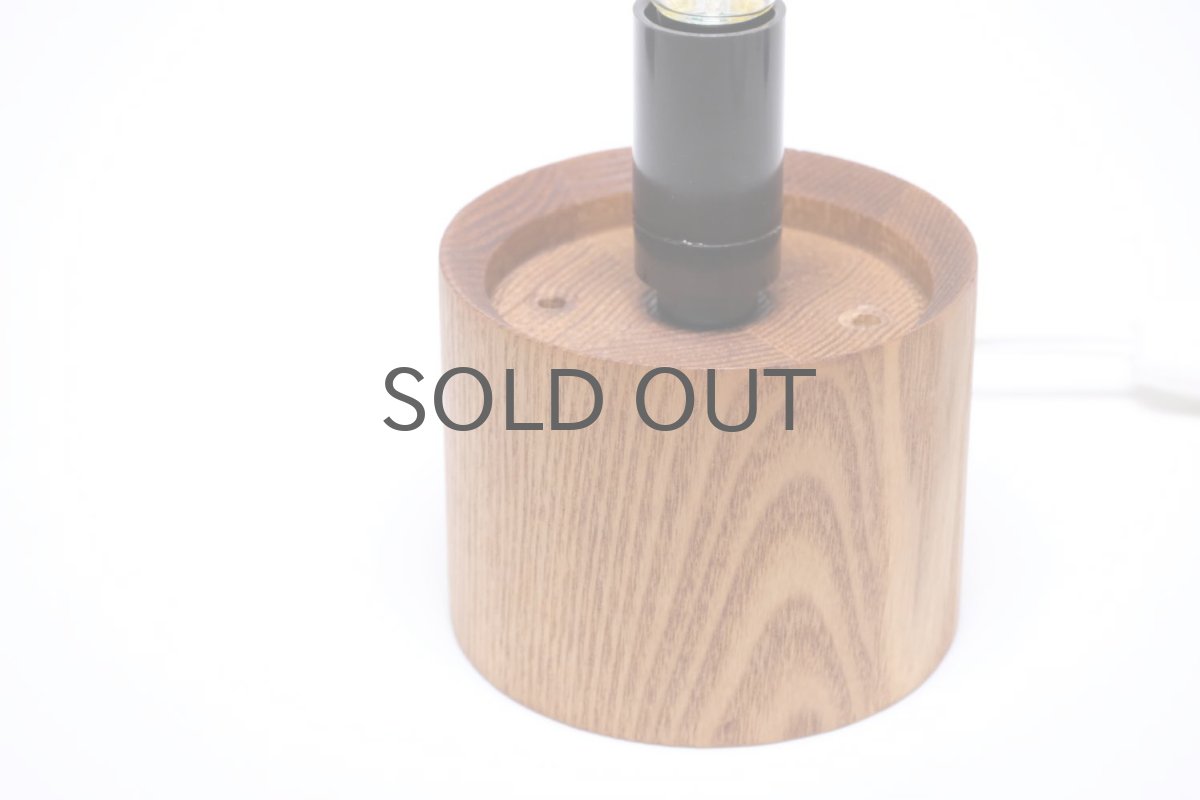 画像7: ビンテージ北欧照明/ランタン/スウェーデンで見つけたテーブルライト/ガラスシェード✕木製スタンド (7)