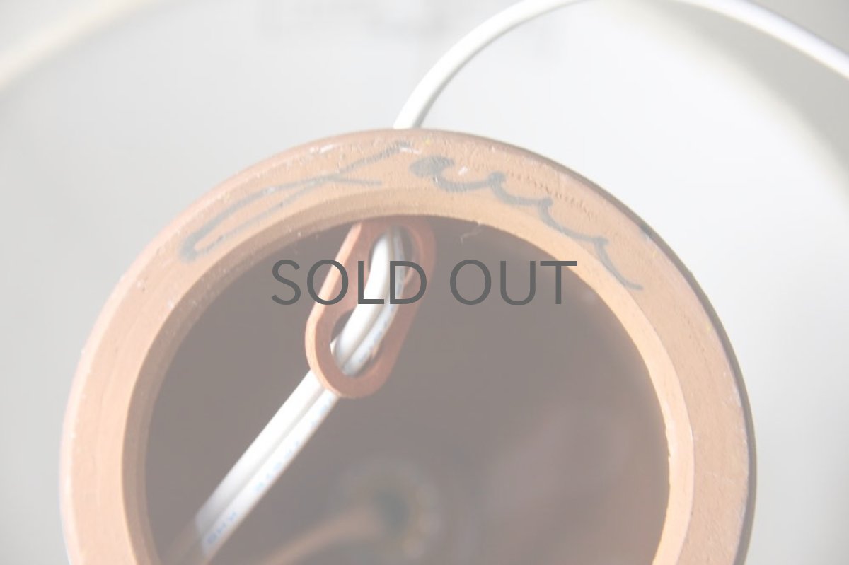 画像8: 北欧ヴィンテージ照明/陶製/ビンテージテーブルライトMサイズ (8)