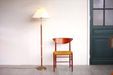 画像1: ビンテージ北欧照明／デンマーク製／フロアスタンドライト／レクリントシェード (1)