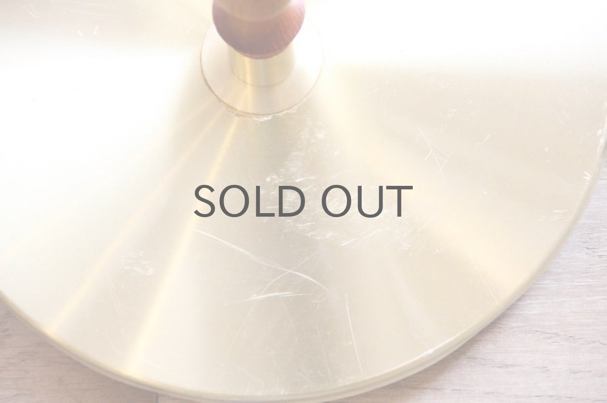 画像6: 北欧ビンテージ デンマーク製 フロアスタンドライト チーク 麻シェード  (6)