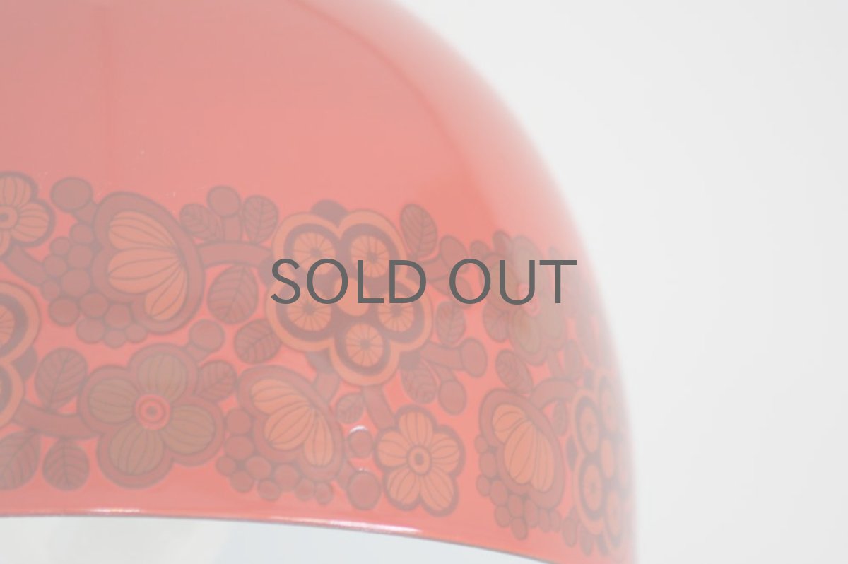 画像2: ARABIAアラビアFog & Mørupエナメル(琺瑯)のペンダントライト レッド 小 (2)