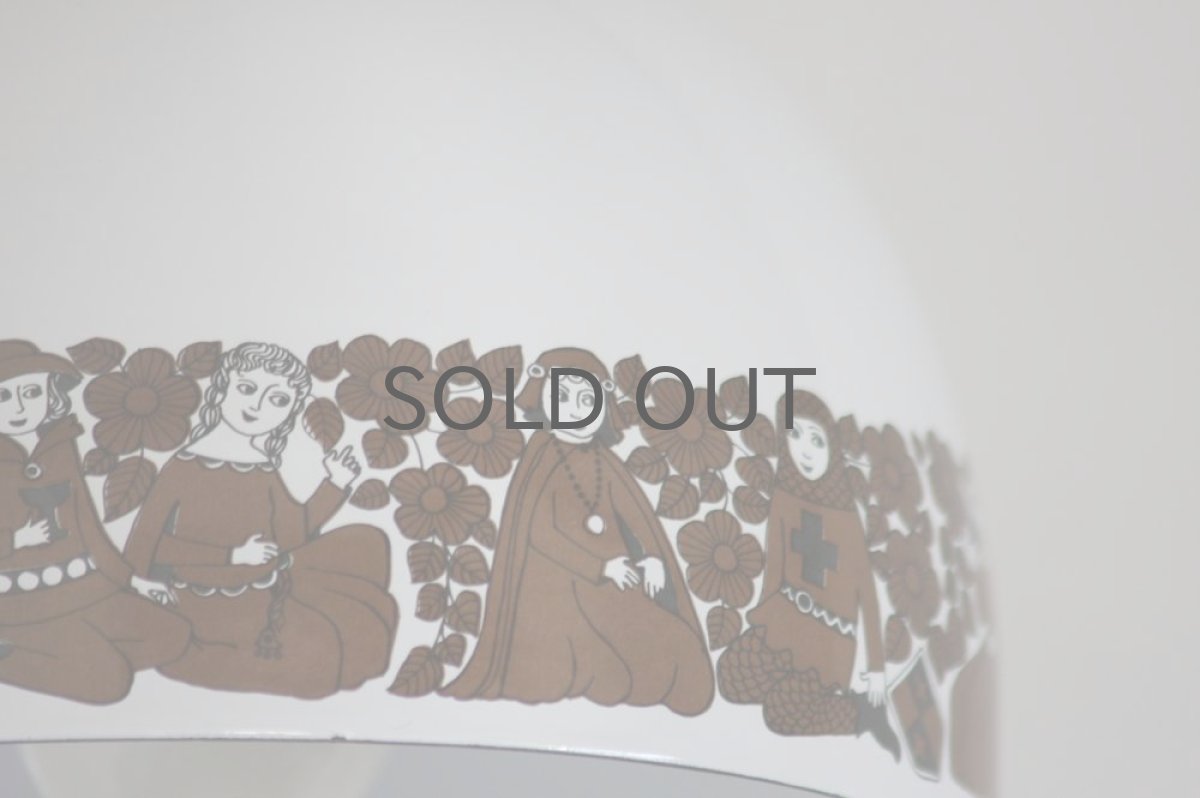 画像2: ARABIAアラビアFog & Mørup　エナメル（琺瑯）のペンダントライト　ホワイト小 (2)