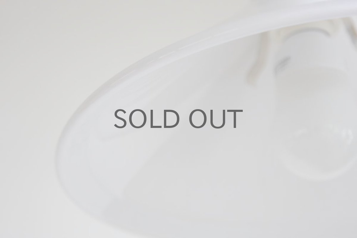 画像4: デンマーク/Holmegaard ホルムガード ホワイト ペンダントライト P&T (4)