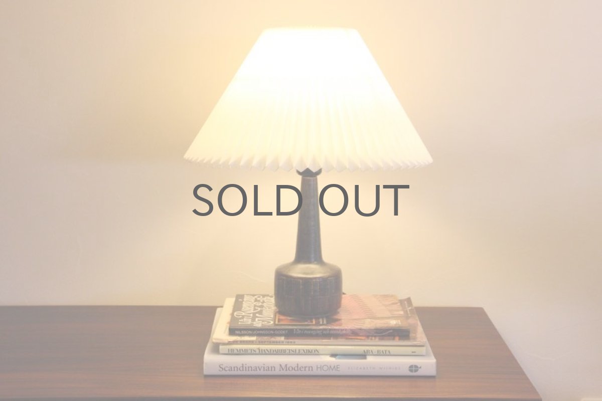 画像5: ビンテージ北欧照明/PALSHUS/パルシュス/陶器/ビンテージテーブルライト/レクリント (5)