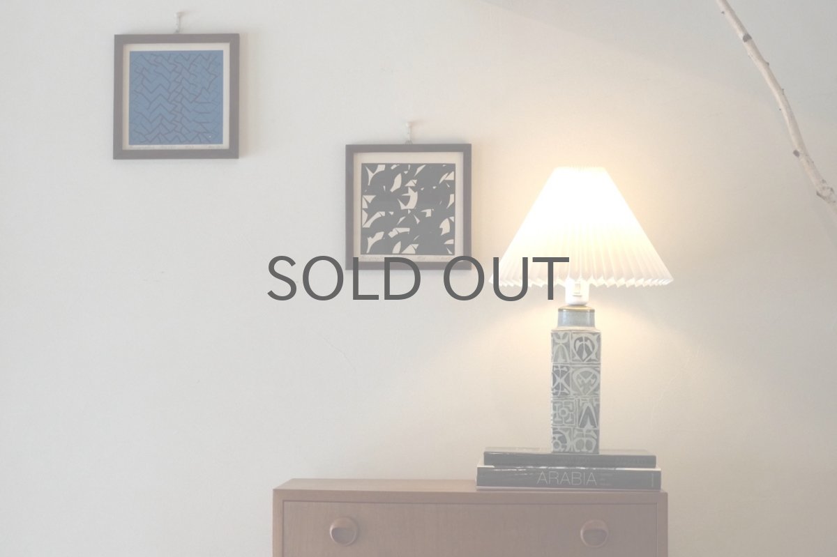 画像6: ビンテージ北欧照明/ロイヤルコペンハーゲン/Baca/バッカ/Nils Thorsson/ニルス　トーソン/ビンテージテーブルライト/ジャバラシェード (6)