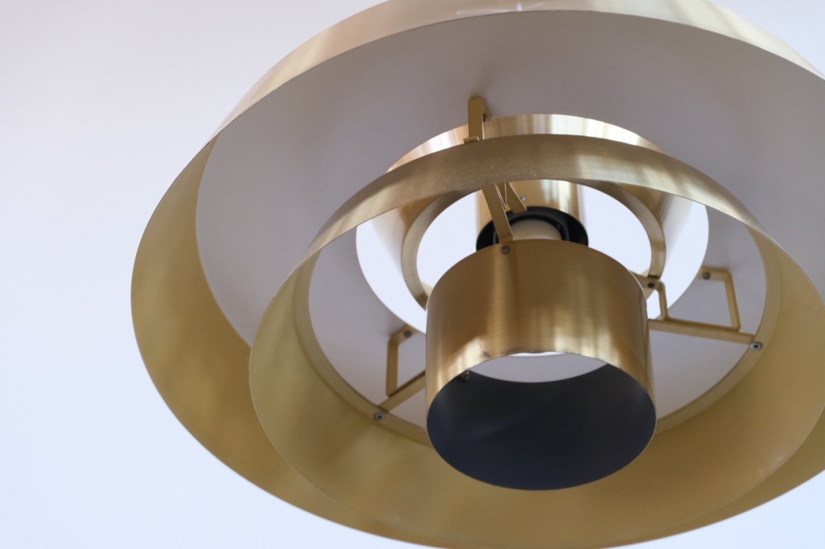 画像10: 北欧ヴィンテージ照明/デンマーク製/Fog & Morup社/Jo Hammerborg/ブラスペンダントライト (10)