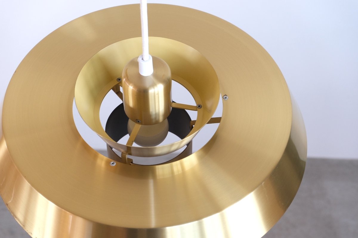 画像13: 北欧ヴィンテージ照明/デンマーク製/Fog & Morup社/Jo Hammerborg/ブラスペンダントライト (13)