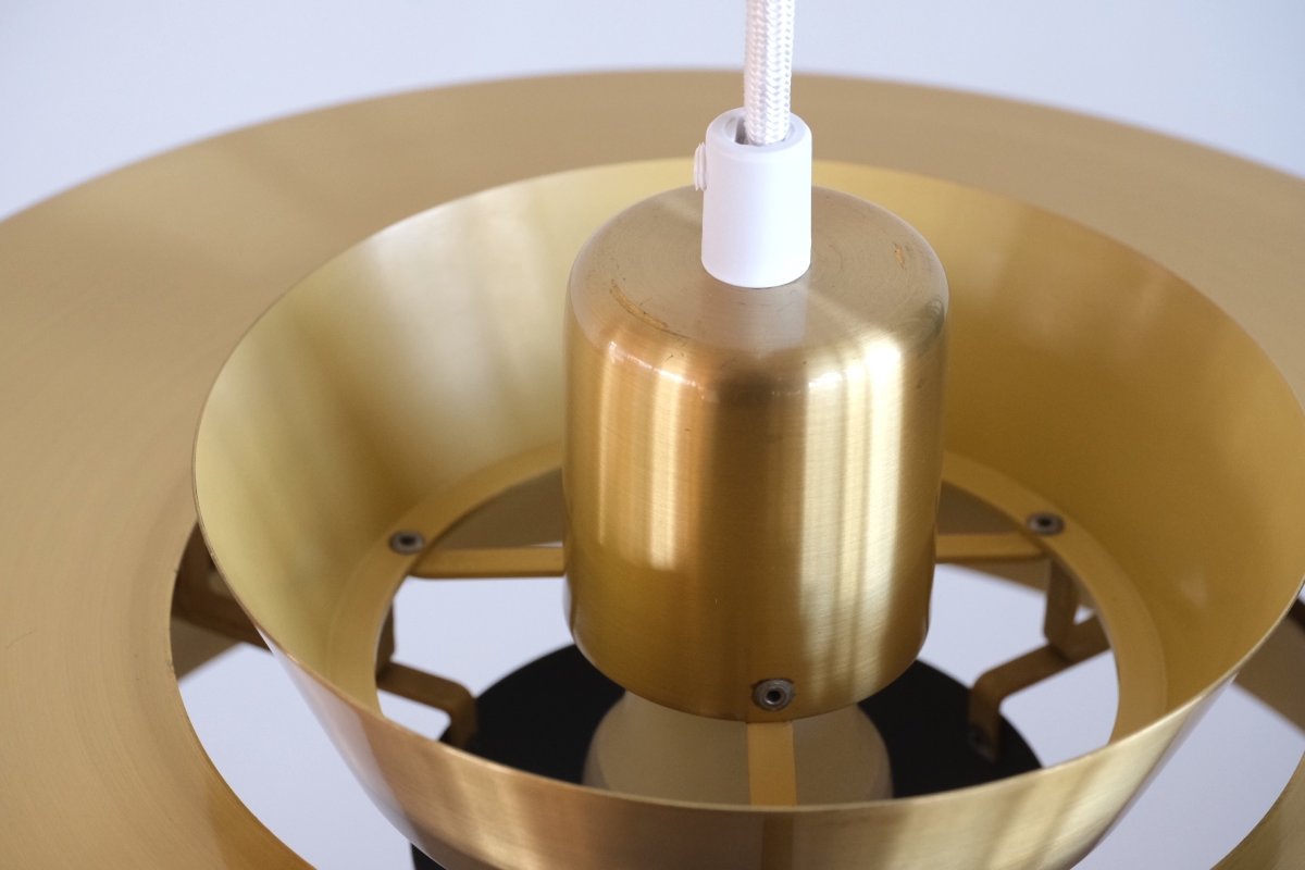 画像14: 北欧ヴィンテージ照明/デンマーク製/Fog & Morup社/Jo Hammerborg/ブラスペンダントライト (14)