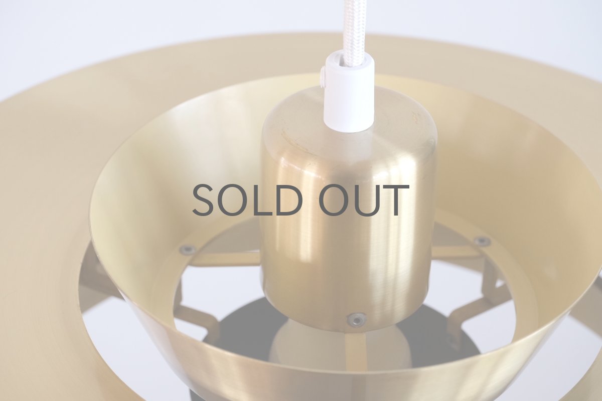 画像14: 北欧ヴィンテージ照明/デンマーク製/Fog & Morup社/Jo Hammerborg/ブラスペンダントライト (14)