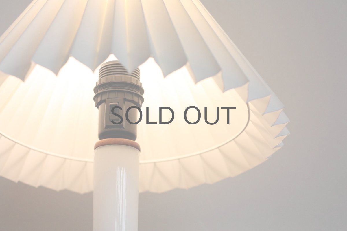 画像4: ビンテージ北欧照明/Kastrup Glas/デンマーク製/ホワイトガラス/テーブルライト (4)