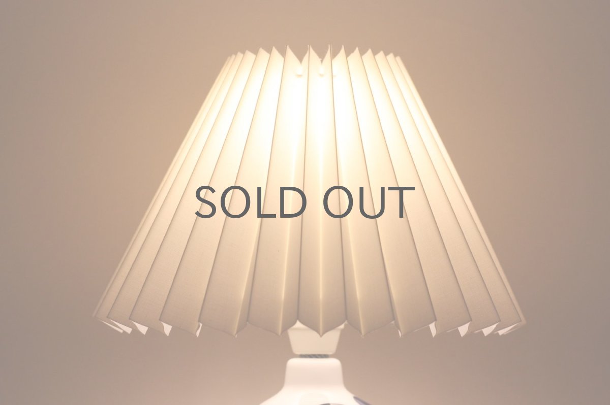 画像9: ビンテージ北欧照明/Rorstrand/ロールストランド/Sylvia Leuchovius/シルヴィア・レウショヴィウス/テーブルライト/ジャバラシェード (9)