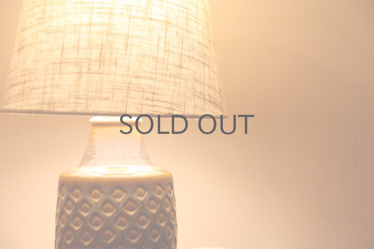 画像3: ビンテージ北欧照明/デンマーク製/Soholm/スーホルム/テーブルライト/陶製 (3)