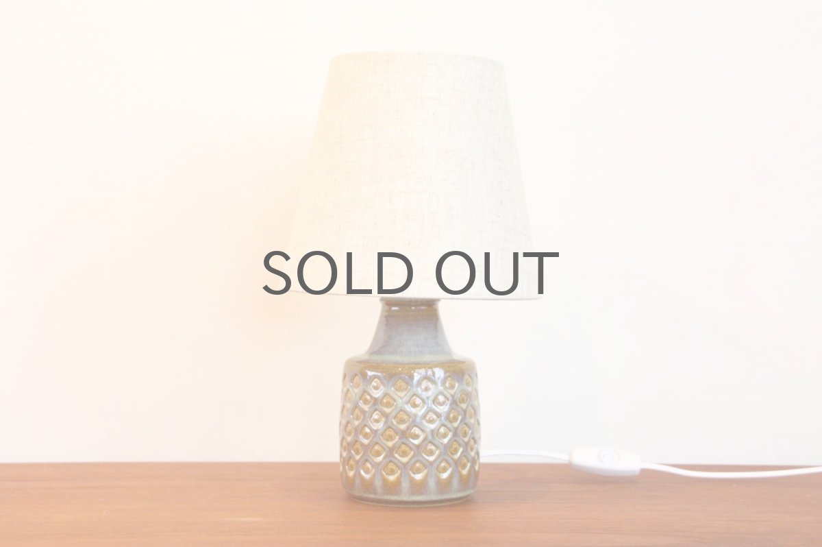 画像4: ビンテージ北欧照明/デンマーク製/Soholm/スーホルム/テーブルライト/陶製 (4)