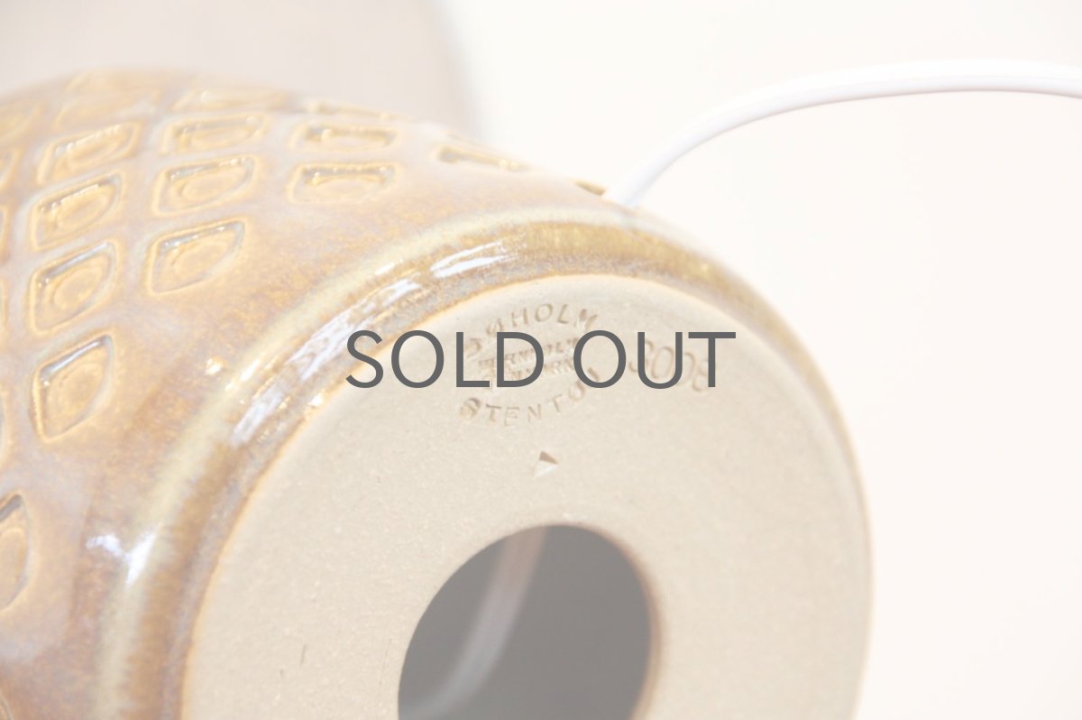 画像7: ビンテージ北欧照明/デンマーク製/Soholm/スーホルム/テーブルライト/陶製 (7)