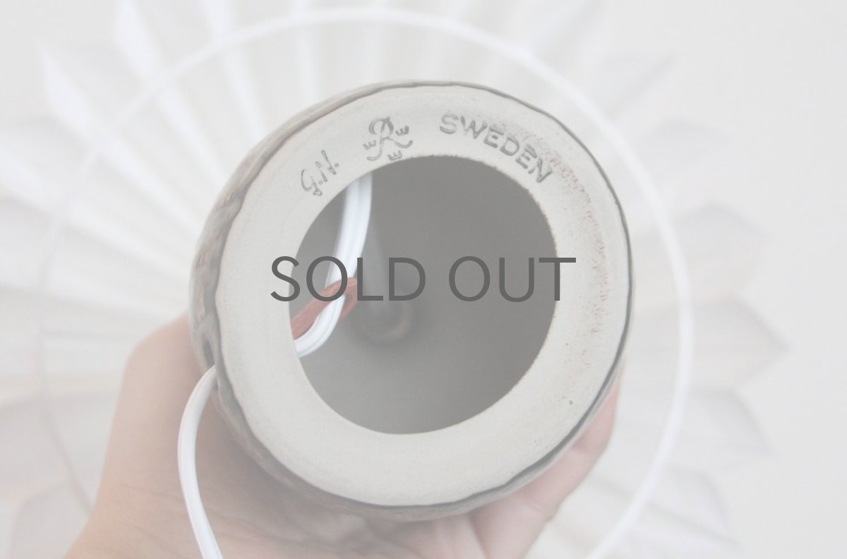 画像7: 北欧ビンテージ照明/テーブルライト/Rorstrand/ロールストランド/Gunnar Nylund/グンナー・ニールンド/ジャバラシェード (7)