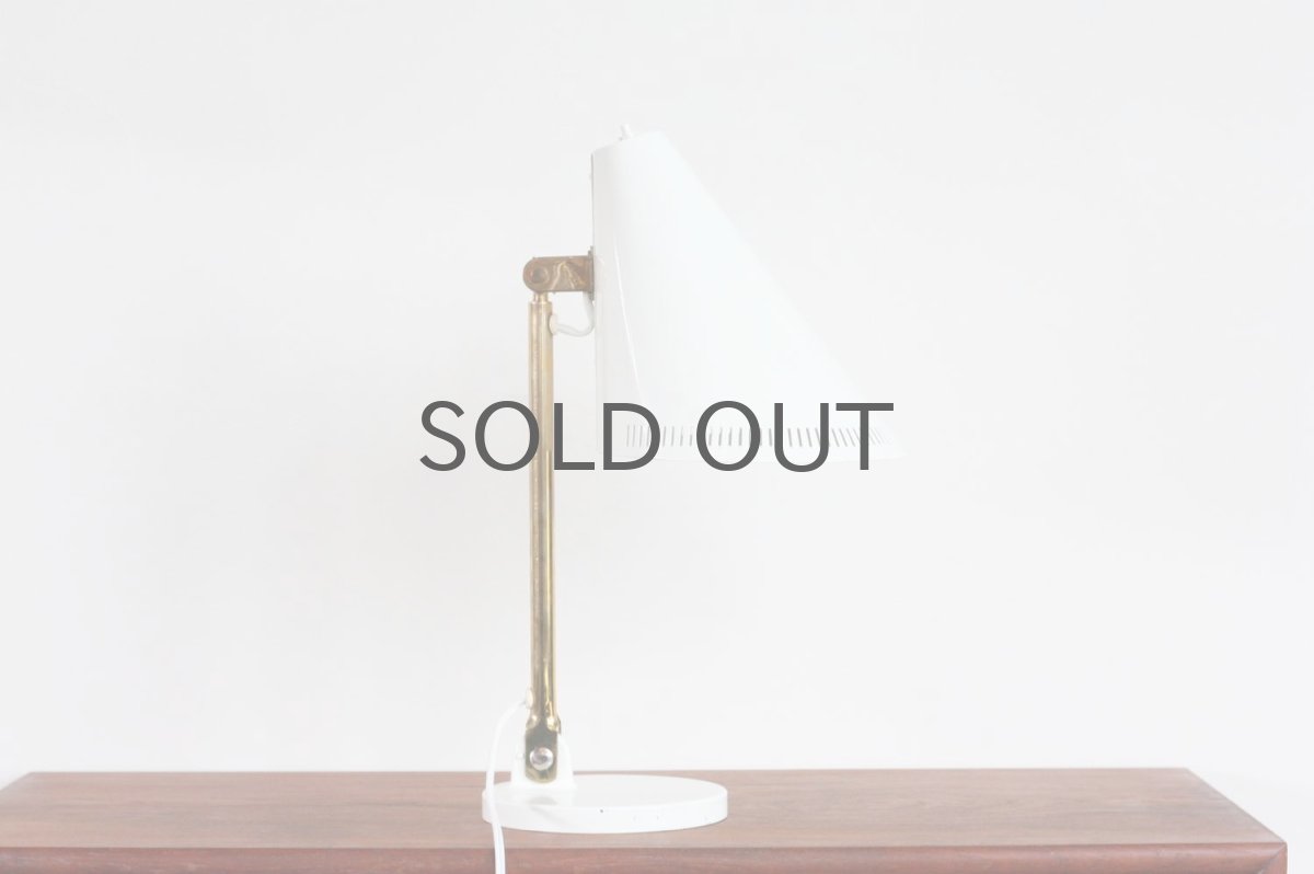 画像4: 北欧ビンテージ照明/フィンランド/Idman/Paavo Tynell/パーボ・ティネル/デスクライト/テーブルライト/9222/ホワイト (4)