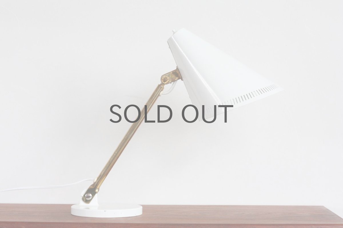 画像3: 北欧ビンテージ照明/フィンランド/Idman/Paavo Tynell/パーボ・ティネル/デスクライト/テーブルライト/9222/ホワイト (3)