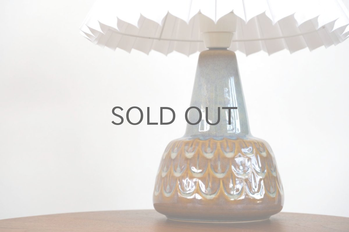 画像2: ビンテージ北欧照明/Soholm/スーホルム/テーブルライト/陶製 (2)