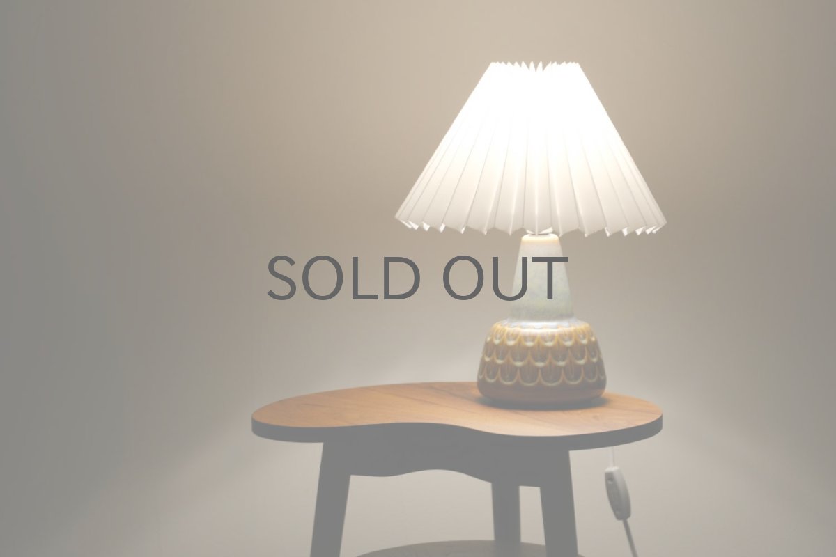 画像3: ビンテージ北欧照明/Soholm/スーホルム/テーブルライト/陶製 (3)