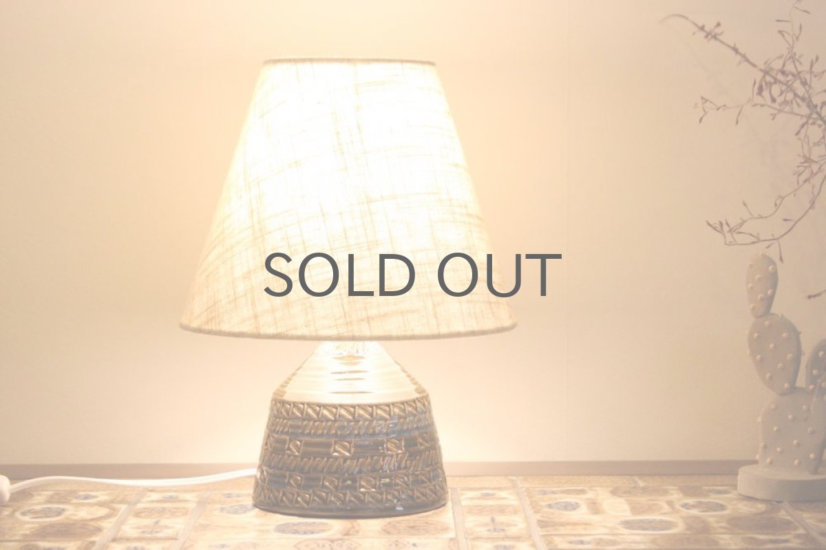 画像2: ビンテージ北欧照明/Ulla Viotti/Karlskoga/テーブルライト/陶製/No.4 (2)