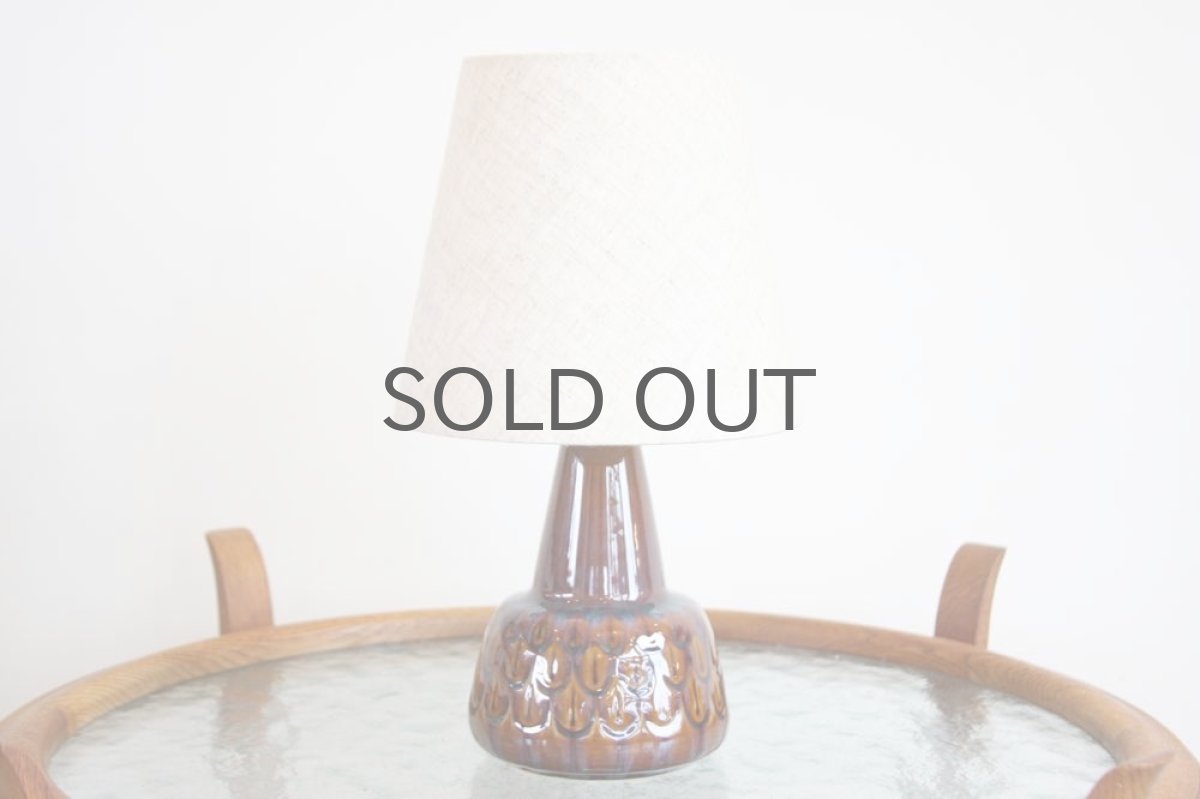 画像4: ビンテージ北欧照明/Soholm/スーホルム/テーブルライト/陶製/No.2 (4)