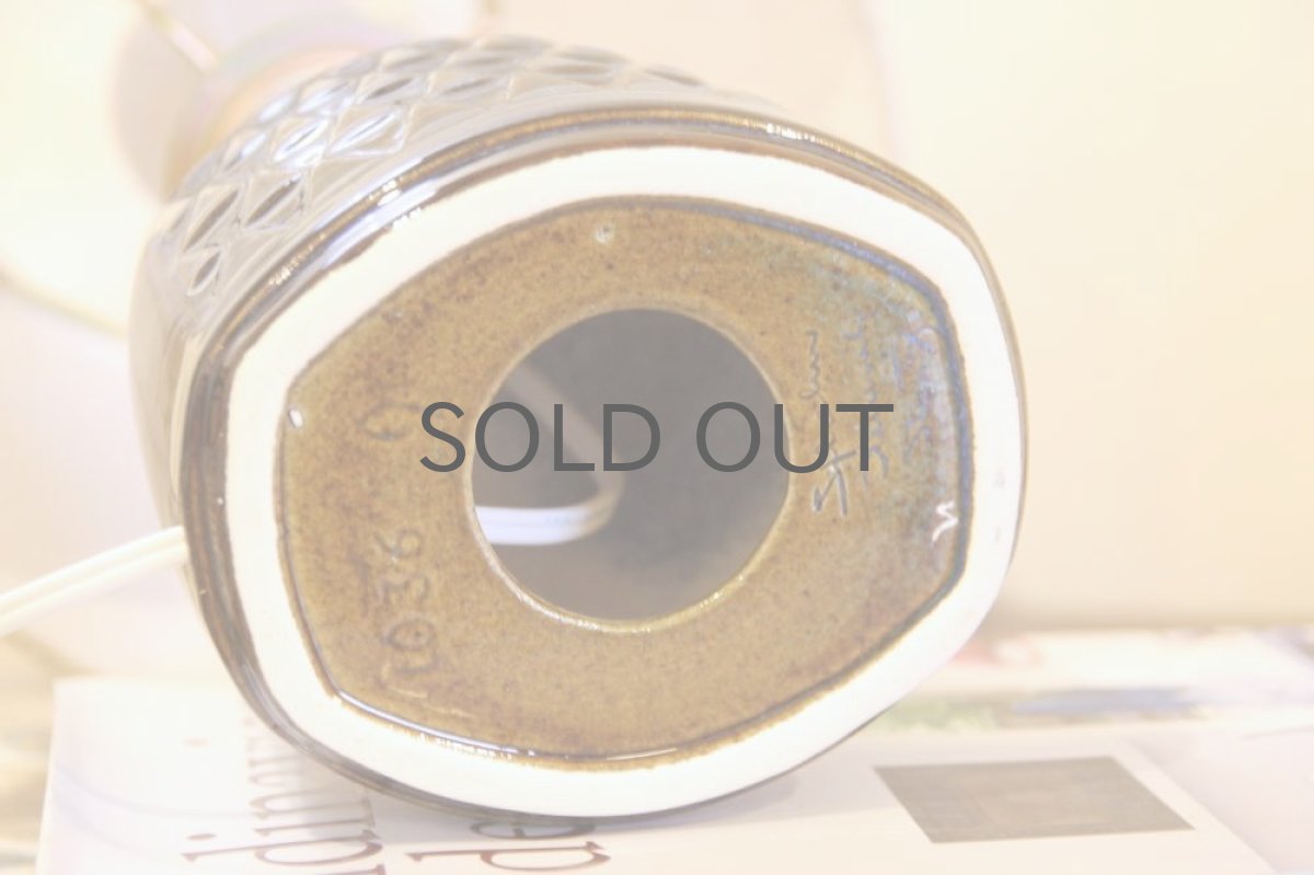 画像6: ビンテージ北欧照明/Soholm/スーホルム/テーブルライト/陶製 (6)