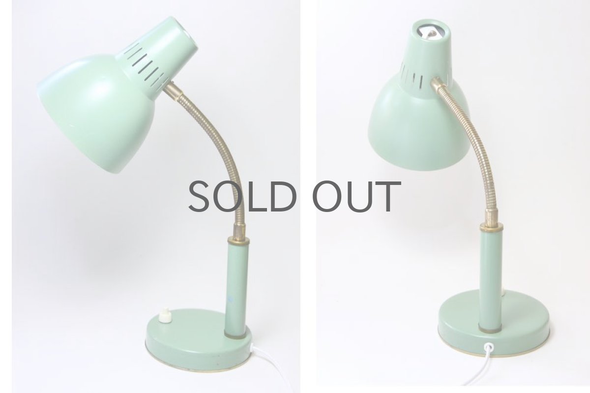 画像3: ビンテージ北欧照明/スウェーデン/デスクライト/ペールグリーン (3)