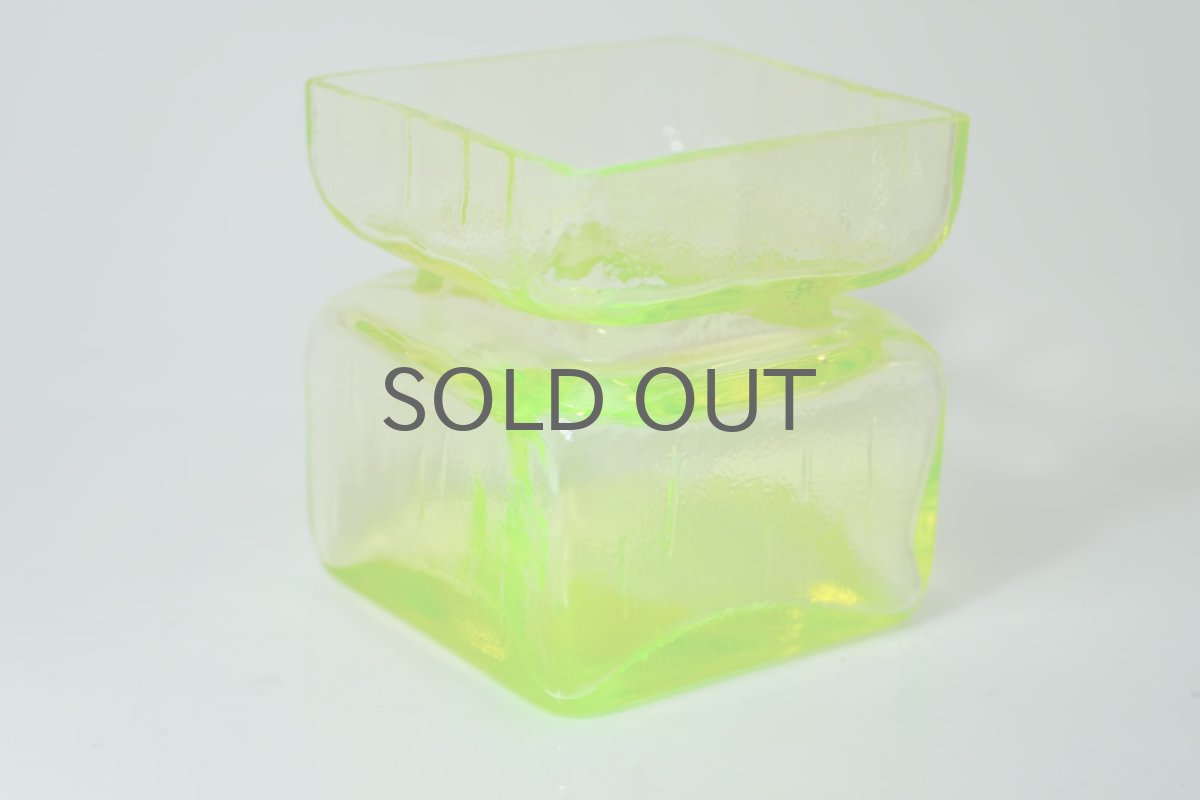 画像4: 北欧雑貨/RIIHIMÄKI lasi/リーヒマエンラシ/Palaシリーズ/花瓶/イエロー/Lサイズ (4)