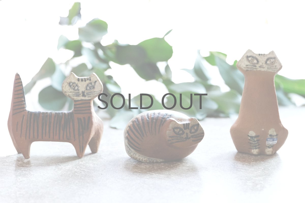 画像7: 北欧ビンテージ/Lisa Larson/リサ・ラーソン/LILLA ZOO /小さな動物園/ネコ/Gustavsberg/グスタフスベリ/ビンテージ/No.3 (7)