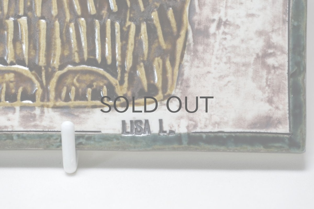 画像3: 北欧雑貨/Lisa Larson /リサ・ラーソン/ アンティーク/UNIK/Katt/ネコ陶板 (3)