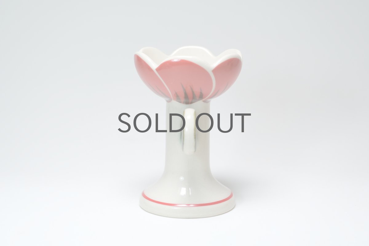 画像2: 北欧ビンテージ/Lisa Larson/リサ・ラーソン/HOGANAS KERAMIK/チューリップキャンドルホルダー/No.2 (2)