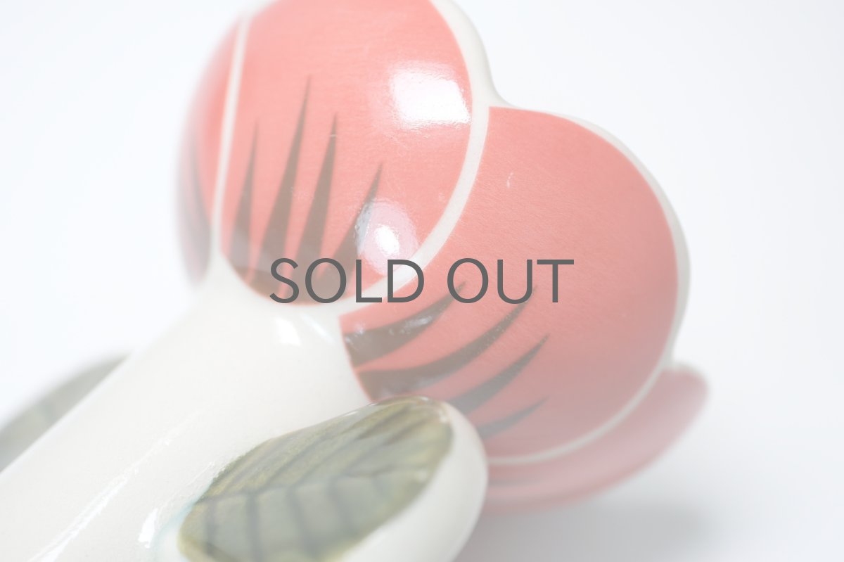 画像5: 北欧ビンテージ/Lisa Larson/リサ・ラーソン/HOGANAS KERAMIK/チューリップキャンドルホルダー/No.2 (5)