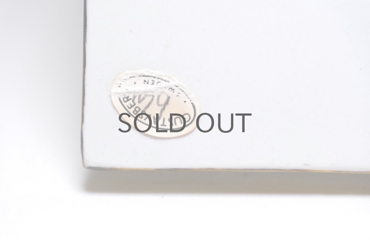 画像8: 北欧雑貨/Lisa Larson /リサ・ラーソン/ アンティーク/UNIK/Katt/丸ネコブルー陶板 (8)