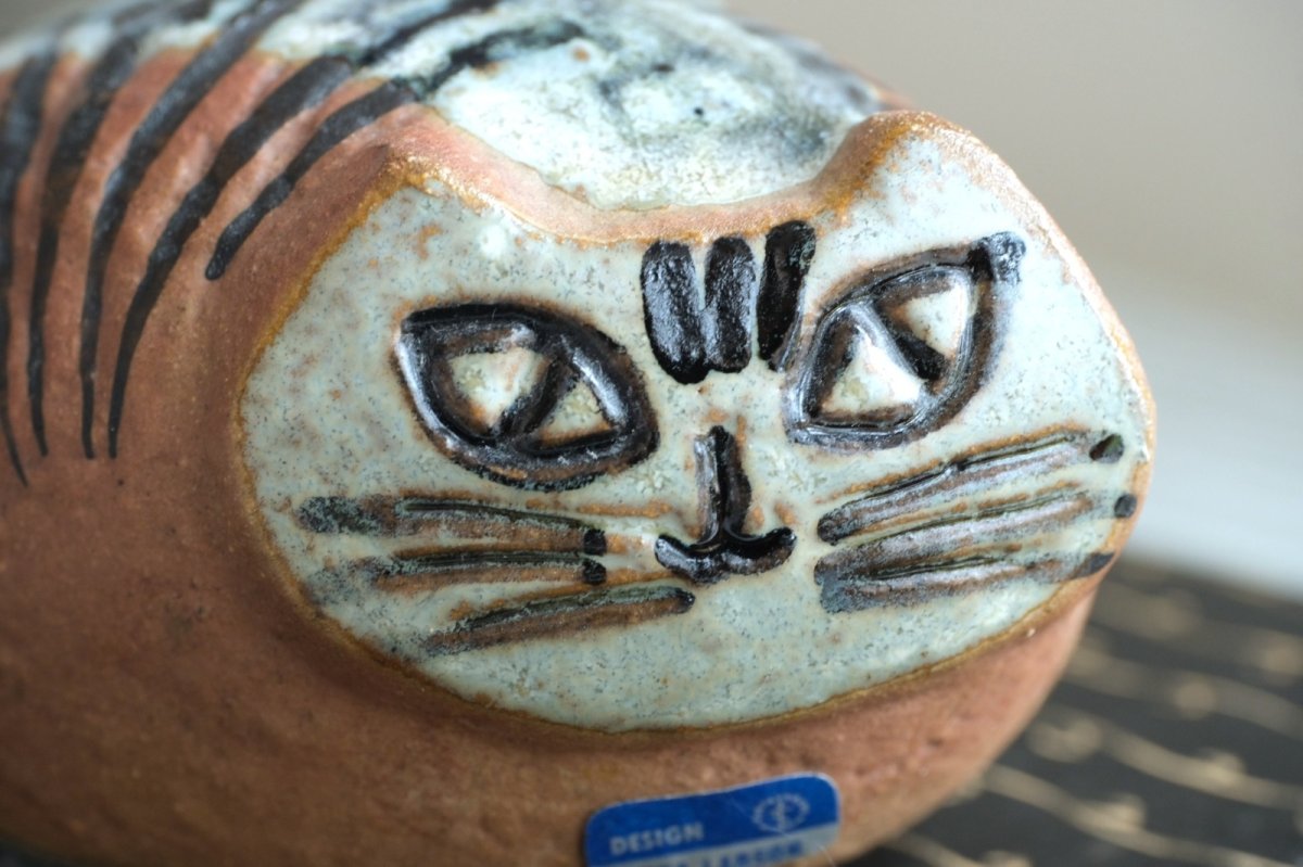 画像3: 北欧ビンテージ/Lisa Larson/リサ・ラーソン/LILLA ZOO /小さな動物園/ネコ/Gustavsberg/グスタフスベリ/ビンテージ/No.1 (3)