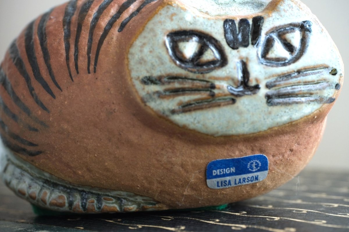 画像6: 北欧ビンテージ/Lisa Larson/リサ・ラーソン/LILLA ZOO /小さな動物園/ネコ/Gustavsberg/グスタフスベリ/ビンテージ/No.1 (6)