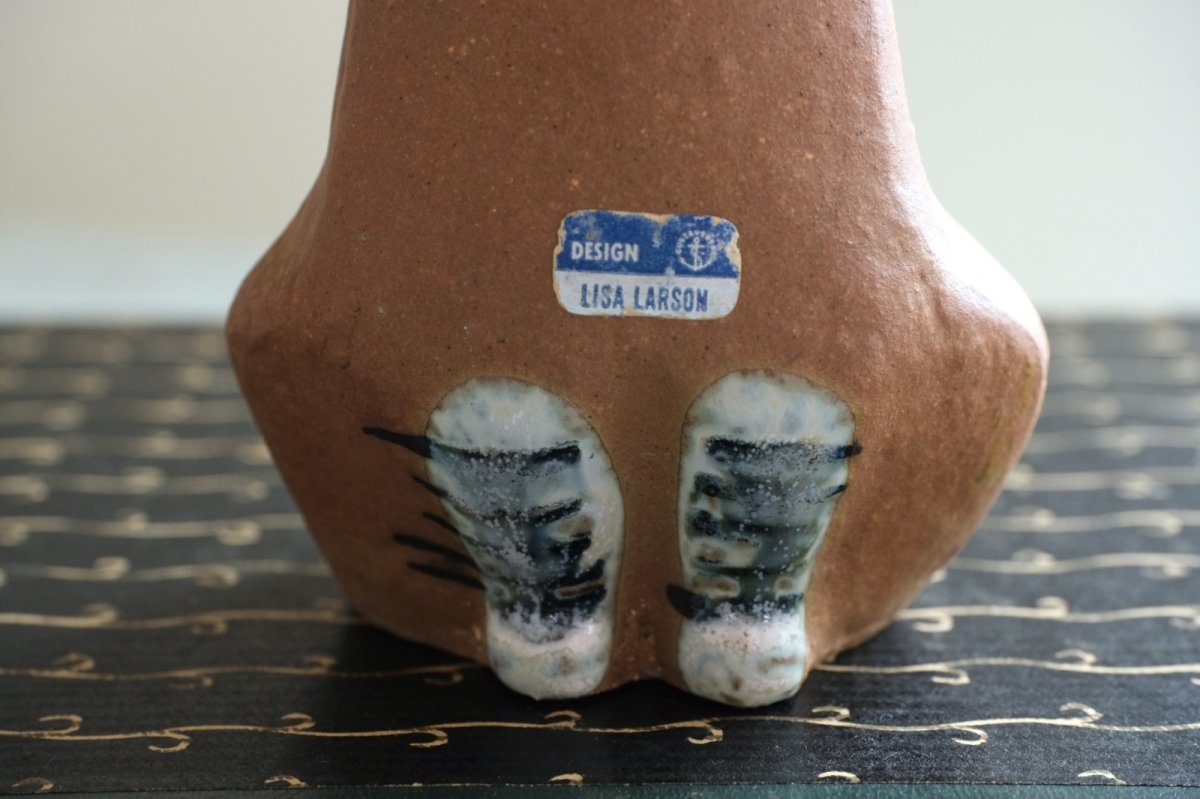 画像3: 北欧ビンテージ/Lisa Larson/リサ・ラーソン/LILLA ZOO /小さな動物園/ネコ/ビンテージ/No.2 (3)