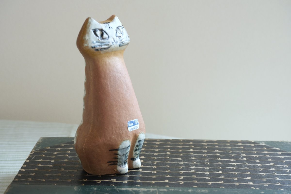 画像4: 北欧ビンテージ/Lisa Larson/リサ・ラーソン/LILLA ZOO /小さな動物園/ネコ/ビンテージ/No.2 (4)