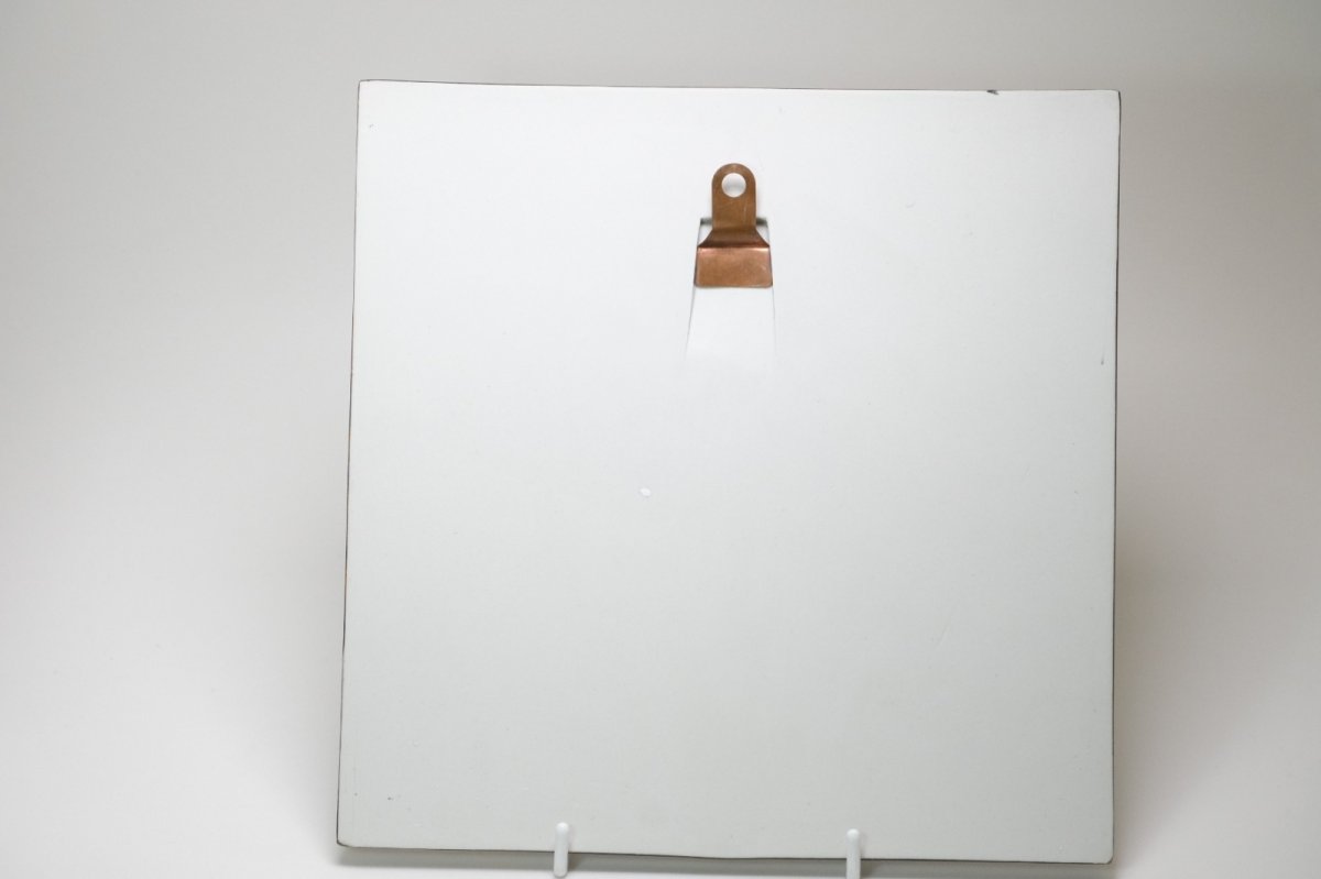 画像6: 北欧雑貨/Lisa Larson /リサ・ラーソン/ アンティーク/UNIK/Katt/ダークグリーン/ネコ陶板 (6)