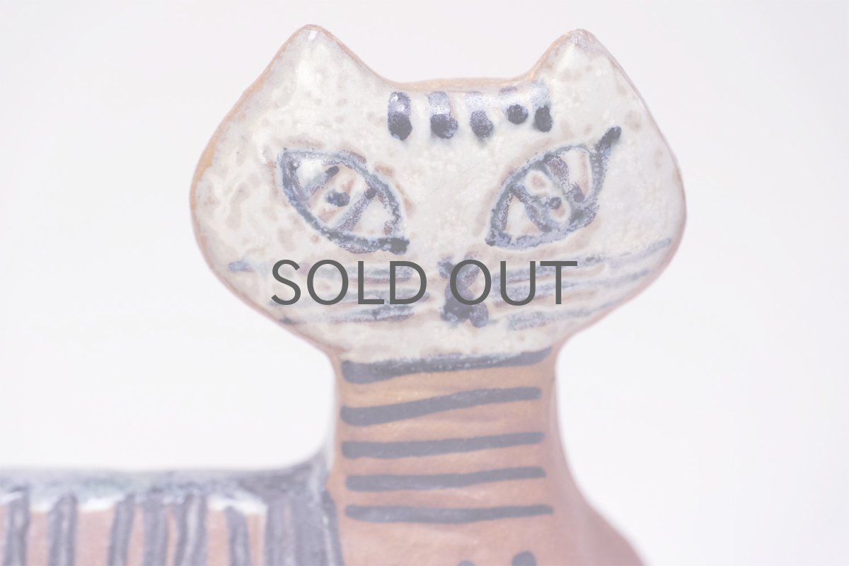 画像2: 北欧ビンテージ/Lisa Larson/リサ・ラーソン/LILLA ZOO /小さな動物園/Gustavsberg/グスタフスベリ/ネコ/ビンテージ/No.1 (2)