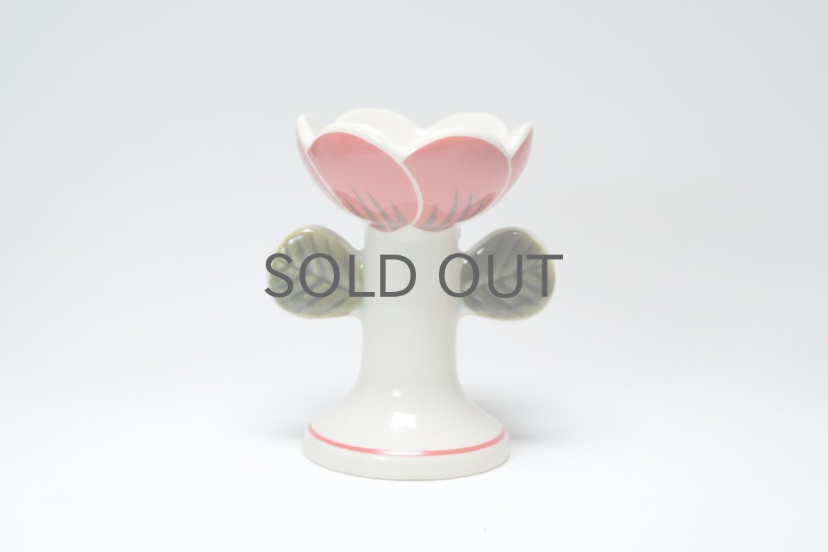 画像3: 北欧ビンテージ/Lisa Larson/リサ・ラーソン/HOGANAS KERAMIK/チューリップキャンドルホルダー/No.1 (3)