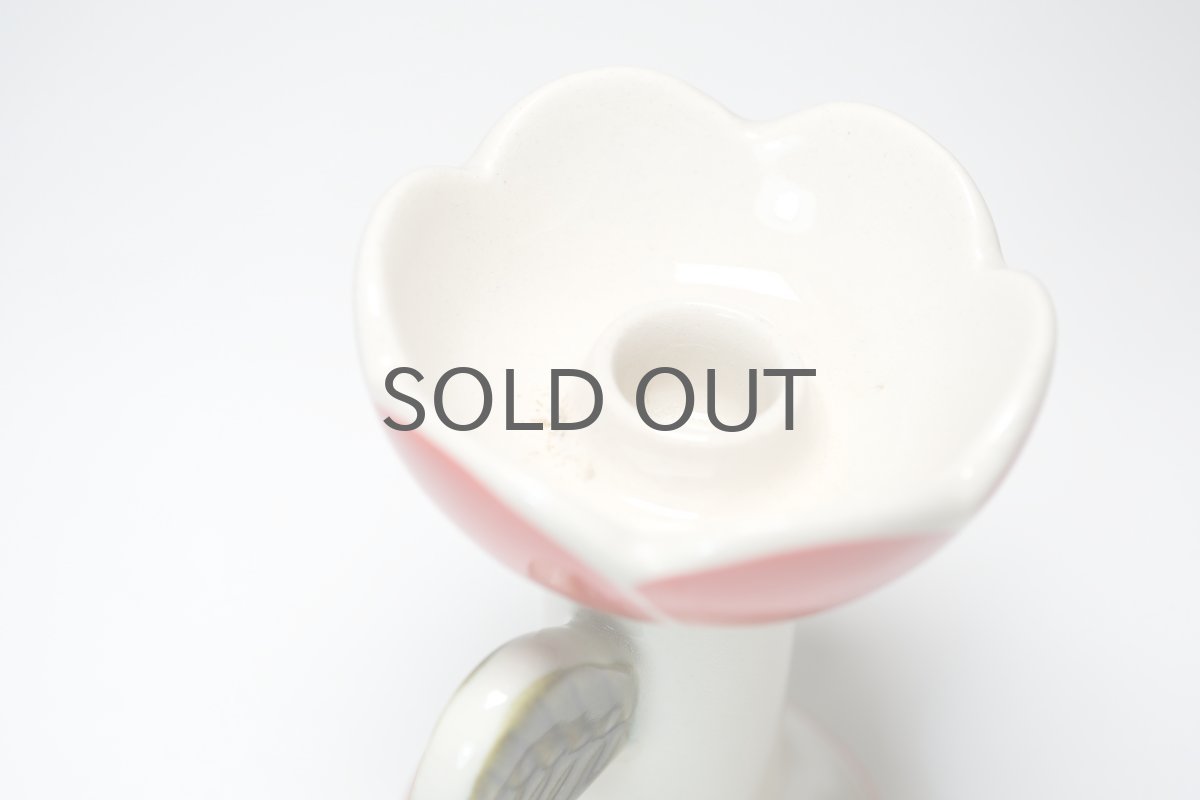 画像6: 北欧ビンテージ/Lisa Larson/リサ・ラーソン/HOGANAS KERAMIK/チューリップキャンドルホルダー/No.1 (6)