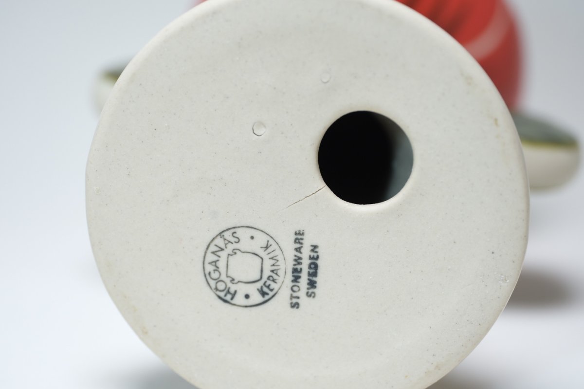 画像11: 北欧ビンテージ/Lisa Larson/リサ・ラーソン/HOGANAS KERAMIK/チューリップキャンドルホルダー/No.1 (11)