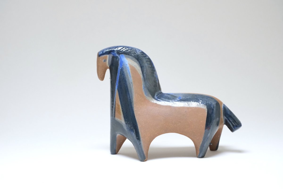 画像2: 北欧ビンテージ/Lisa Larson/リサ・ラーソン/LILLA ZOO /小さな動物園/馬/ビンテージ (2)