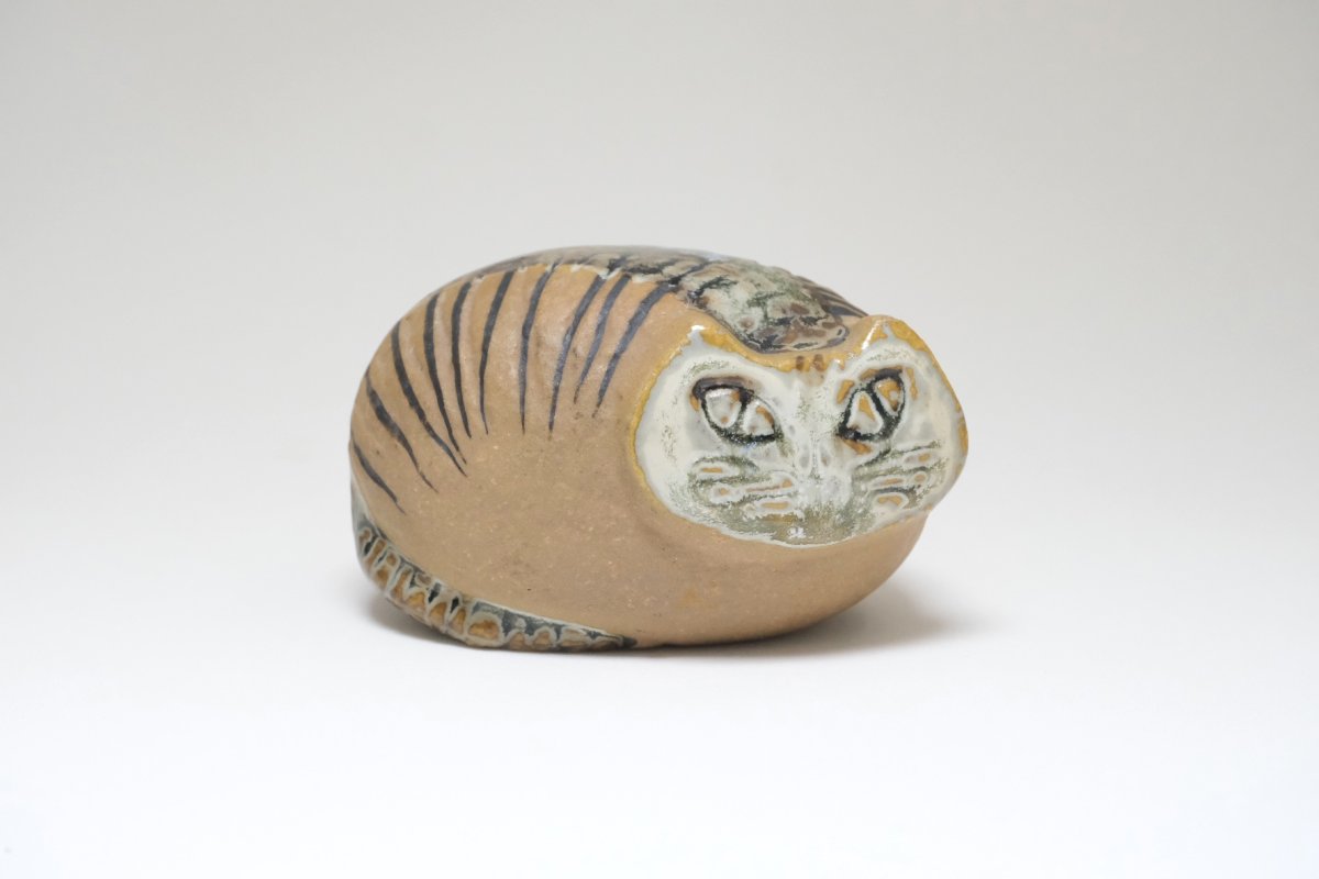 画像1: 北欧ビンテージ/Lisa Larson/リサ・ラーソン/LILLA ZOO /小さな動物園/ネコ/Gustavsberg/グスタフスベリ/ビンテージ/No.1 (1)