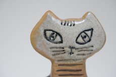 画像2: 北欧ビンテージ/Lisa Larson/リサ・ラーソン/LILLA ZOO /小さな動物園/Gustavsberg/グスタフスベリ/ネコ/ビンテージ/No.2 (2)