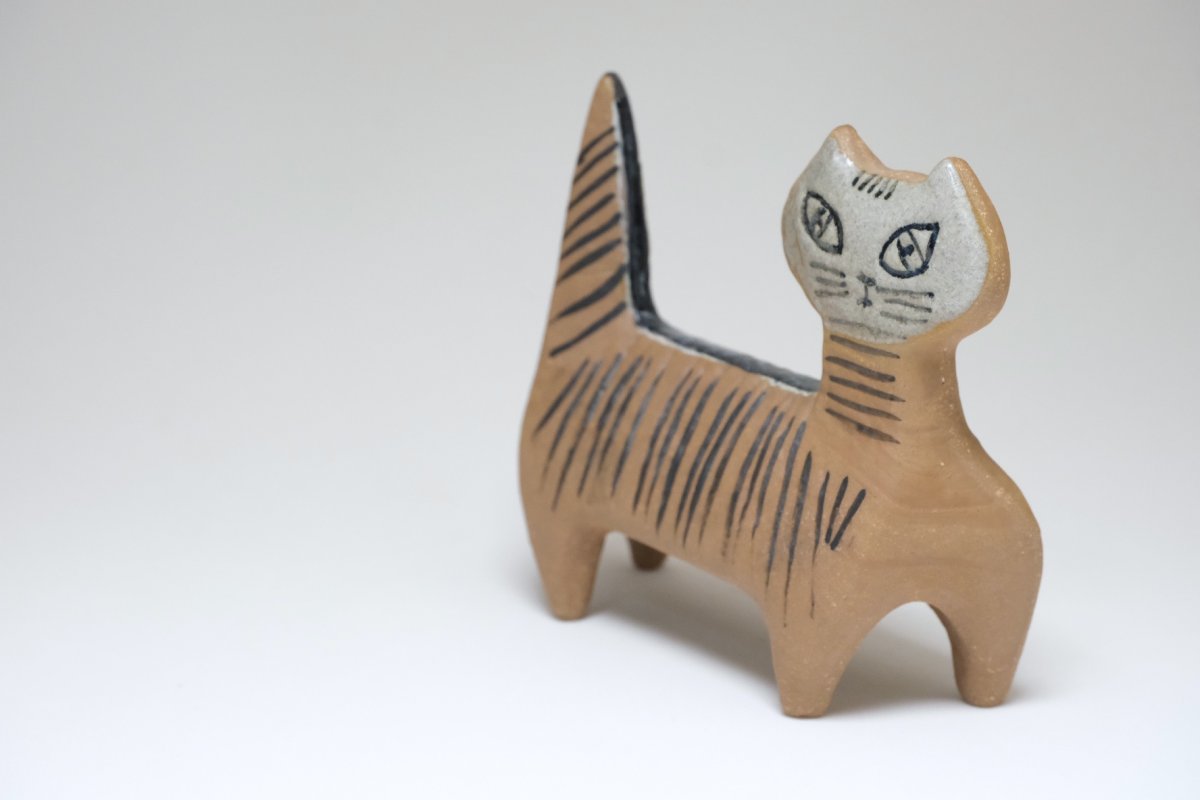 画像3: 北欧ビンテージ/Lisa Larson/リサ・ラーソン/LILLA ZOO /小さな動物園/Gustavsberg/グスタフスベリ/ネコ/ビンテージ/No.2 (3)