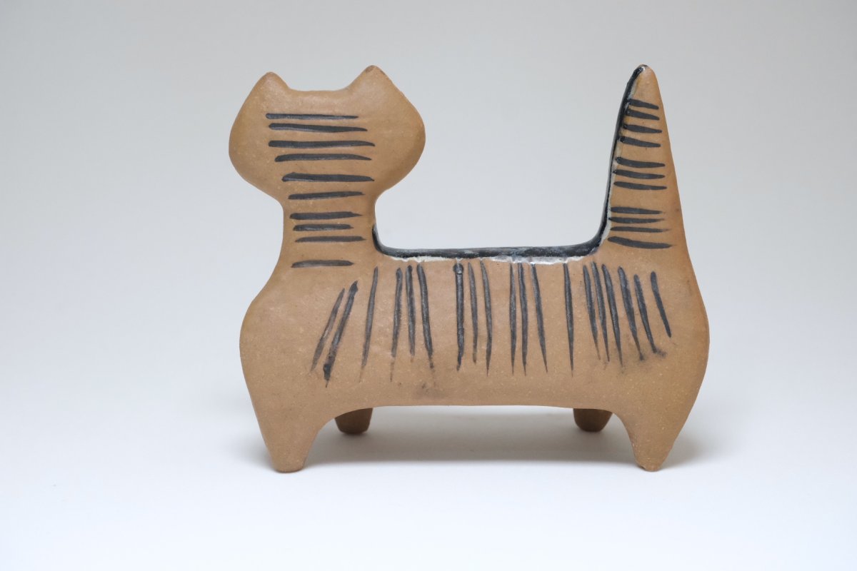 画像4: 北欧ビンテージ/Lisa Larson/リサ・ラーソン/LILLA ZOO /小さな動物園/Gustavsberg/グスタフスベリ/ネコ/ビンテージ/No.2 (4)