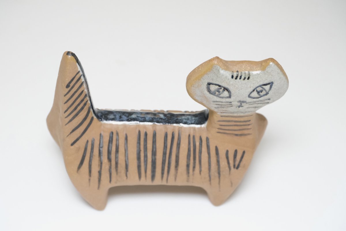 画像6: 北欧ビンテージ/Lisa Larson/リサ・ラーソン/LILLA ZOO /小さな動物園/Gustavsberg/グスタフスベリ/ネコ/ビンテージ/No.2 (6)